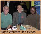 Playwright Barrie Wheatley and friends